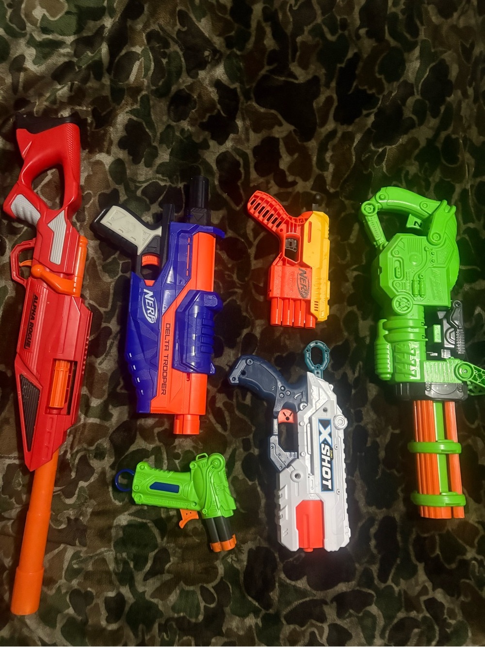 Nerf Mixed Color Foam Dart Blaster Bundle